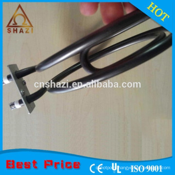 outdoor stove hot water heating element with double barrel coil